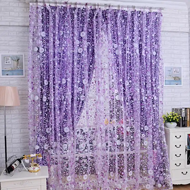 1x2m Garland Curtain Crystal Beads Curtains Silk Tassel Door