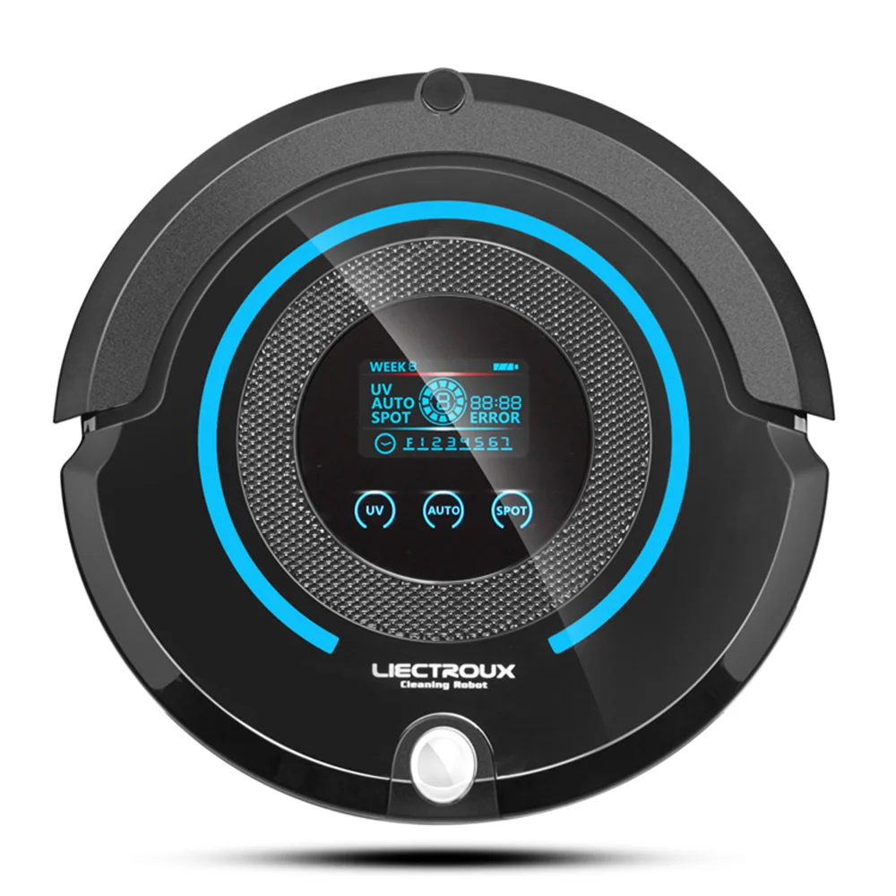 

LIECTROUX A338 5 in 1 Functions Intelligent Cleaning Robot Sweeper Robotic Wireless Vacuum Cleaner with Mop LCD touch screen