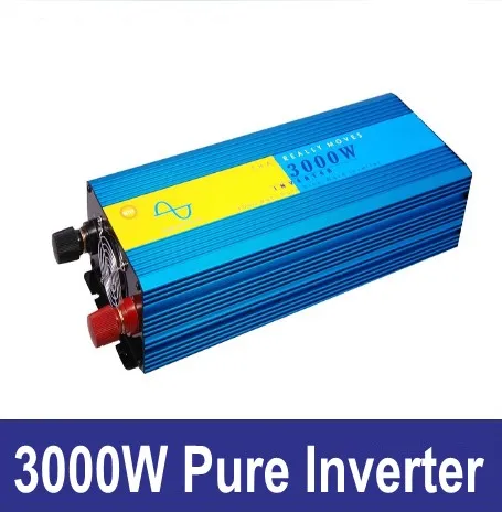 

6000w Peak 3000W dc/ac Pure Inverter with 6000w Peak 3000W Pure inverter 12v/24v DC to 220/230v AC