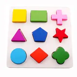 Игрушка 12 более 3 100 г Дети Jigsaw Ранние деревянные детские головоломки геометрический типов развивающие игрушки месяцев обучения Геометрия