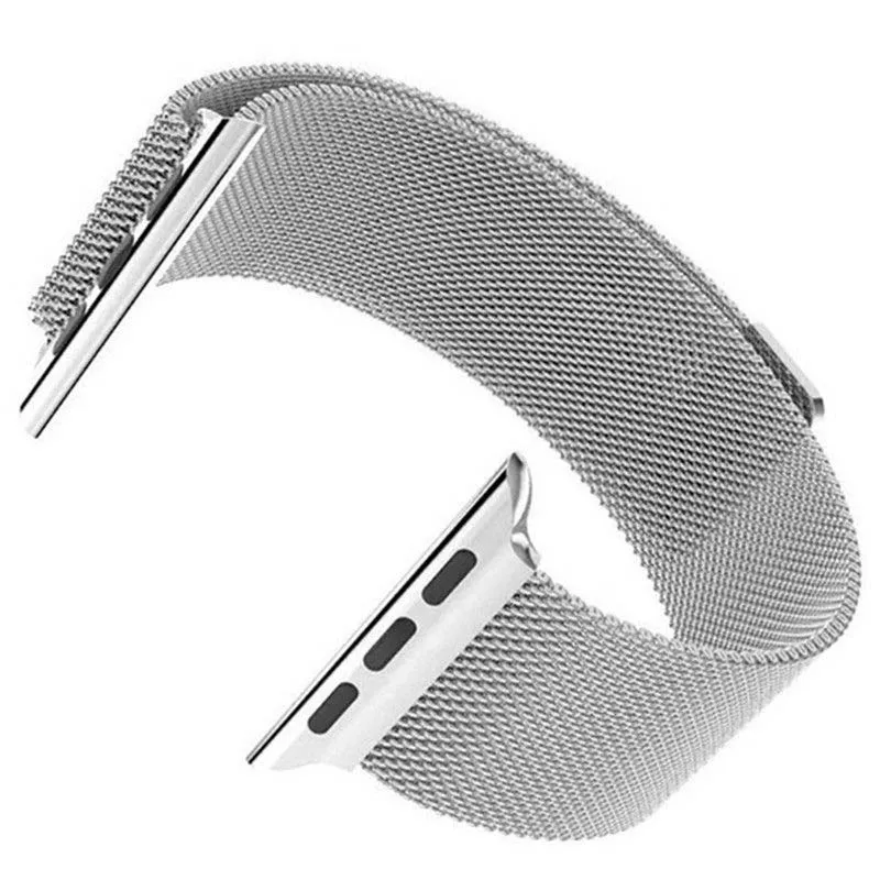 Myriann Нержавеющая сталь Ремешки для наручных часов Apple Watch 1/2/3/4/38/40/42/44 мм ремешок