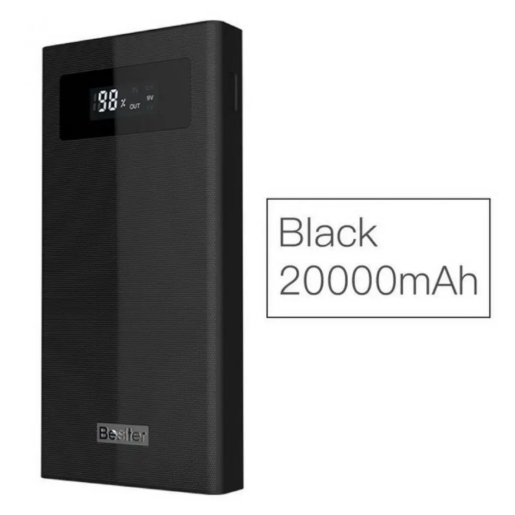 

Screen Outdoor Charge 70 5V Power 2A 4A Output Home Display Bank 2 Office Cable USB 20000mAh DC Fashion Dual LCD Digital