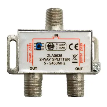 

Sat-Verteiler, Y-Splitter, Antennenverteiler, Koax, TV 2-way Spliter, #635
