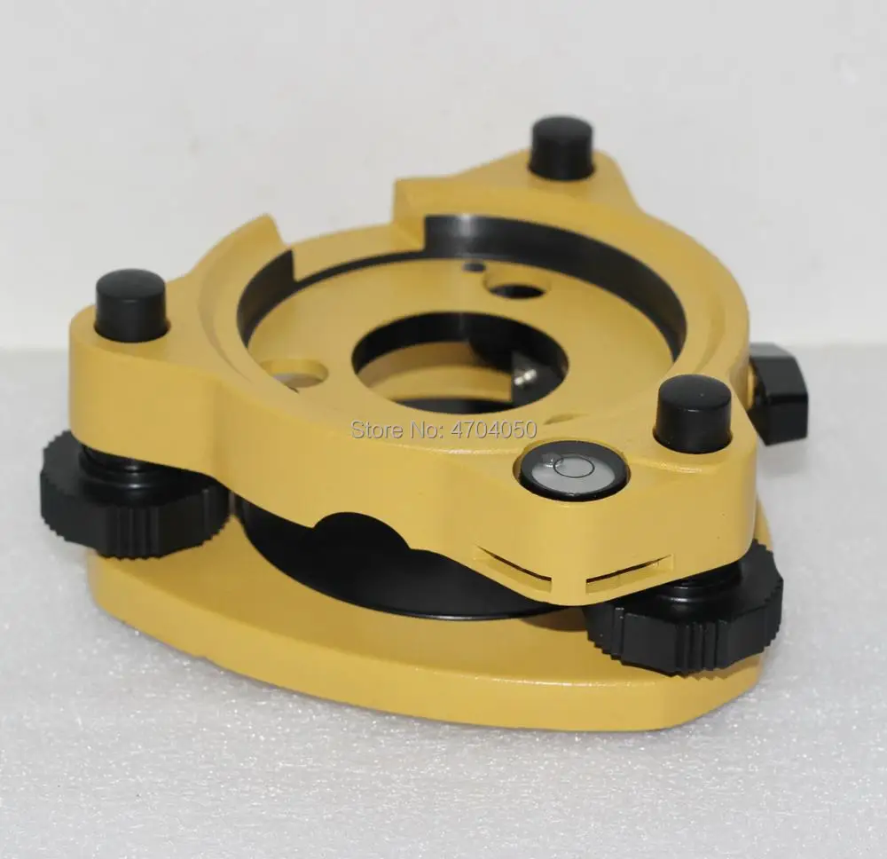 

NEW Yellow COLOR THREE-JAW TRIBRACH WITHOUT OPTICAL PLUMMET,FOR Swiss type Leica total station / prism