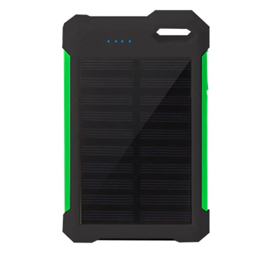 Large Capacity Solar Powerbank Dual USB Output Power Bank Portable Charger External Battery 8000mAh LED Flashlight Large Capacity Solar Powerbank Dual USB Output Power Bank Portable Charger External Battery 8000mAh LED Flashlight