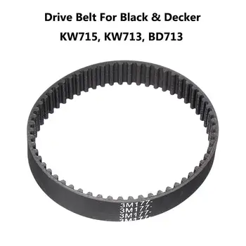 

9mm Toothed Planer Drive Belt Rubber For Black & Decker KW715 KW713 BD713 177-3M