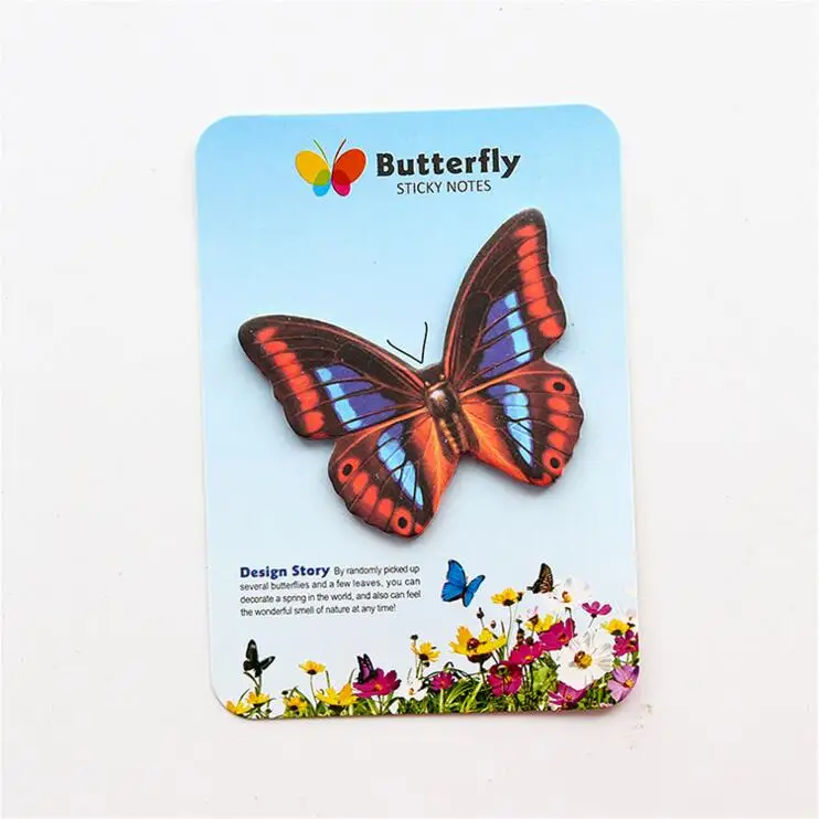 1 Pieces Ellen Brook Korean Cute Butterfly Sticky Notes Creative Stationery Post Notepad Filofax Memo Pad Office School Supplies