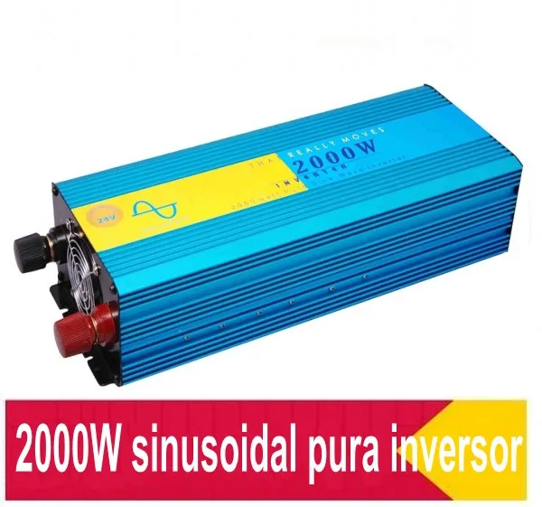 

Digital Display Pure Sine Wave Power Inverter 4000W peak 2000W 2000 WATT DC 12v - AC 210v 220V 230v 240V free shipping