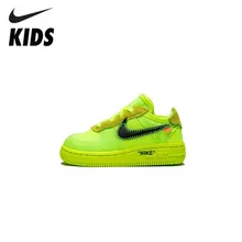 Nike Air Force 1 (TD) Original New Arrival Kids Mesh Running Shoes Breathable Sports Outdoor Sneakers #BV0853-700