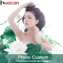 huacan фото обычай 5D DIY алмазная вышивка картины стразами полный квадрат алмазная картина алмазная мозаика Прямые продажи