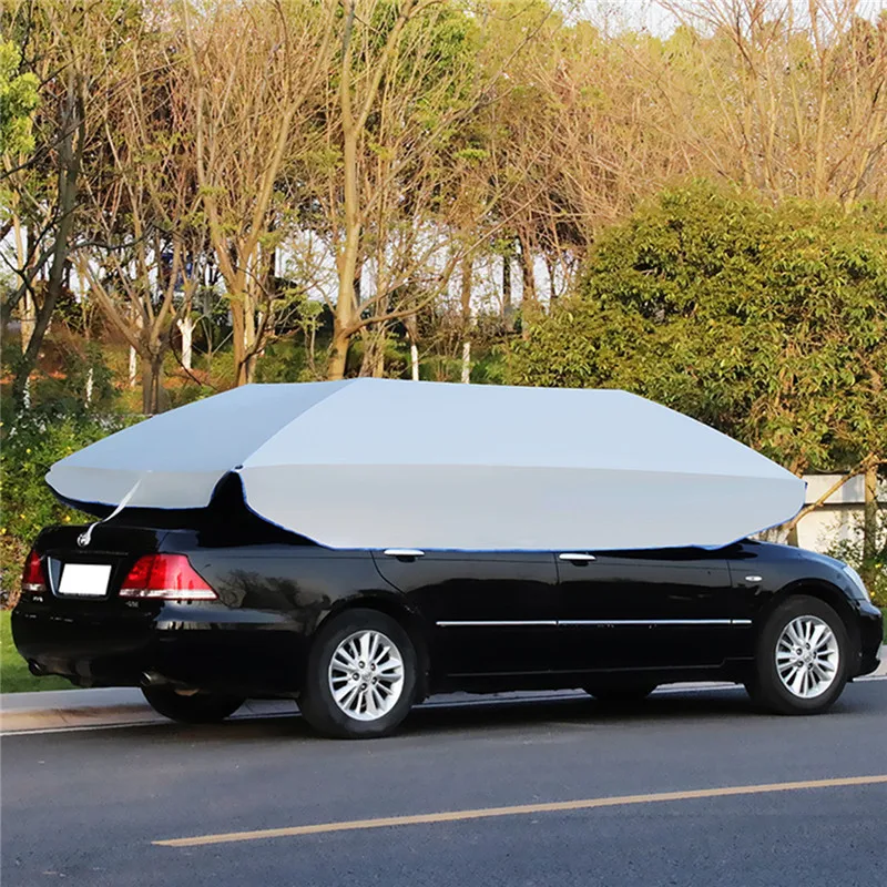 Водонепроницаемый Анти-УФ полностью автоматический уличный автомобильный тент зонтик Зонт на крышу автомобиля зонтик от солнца сменная ткань