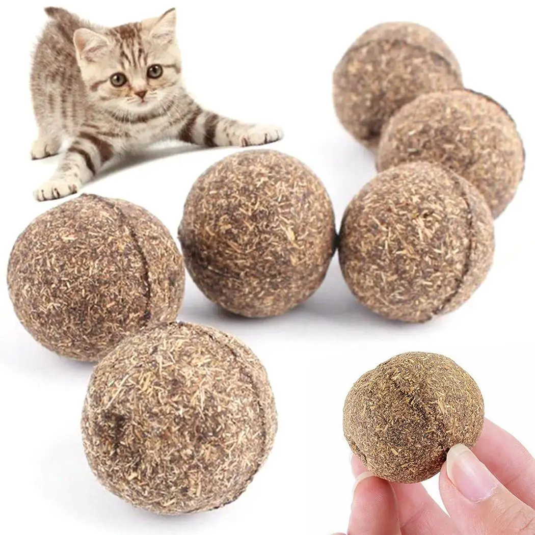 

Catnip Treating Ball Natural Funny Catnip Treating Ball Pet As Picture Cat Edible 3.2cm/1.3inch Toy