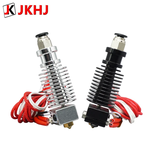 Cheap Free Shipping 3D Printer Partse E3D V6 hotend Kit Remote extruder 1.75/0.4mm Nozzle 12V/24V j-head