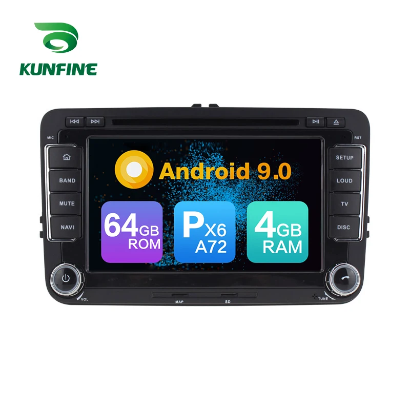 Android 9 0 Core PX6 A72 ОЗУ 4 Гб ПЗУ 64 ГБ Автомобильный DVD GPS мультимедийный плеер