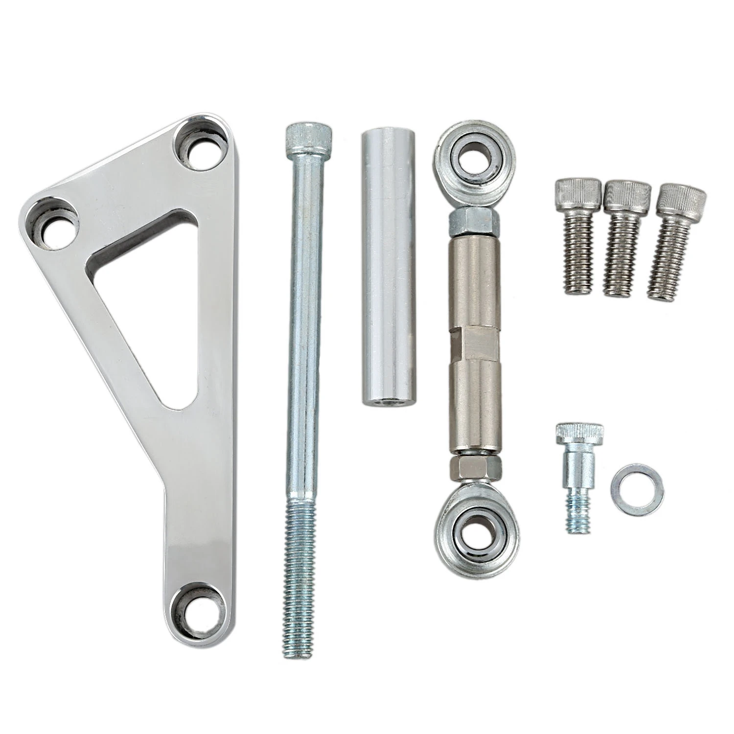 

For Chevy SBC 350 Long Water Pump Lwp Aluminum Alternator Bracket Kit Polished