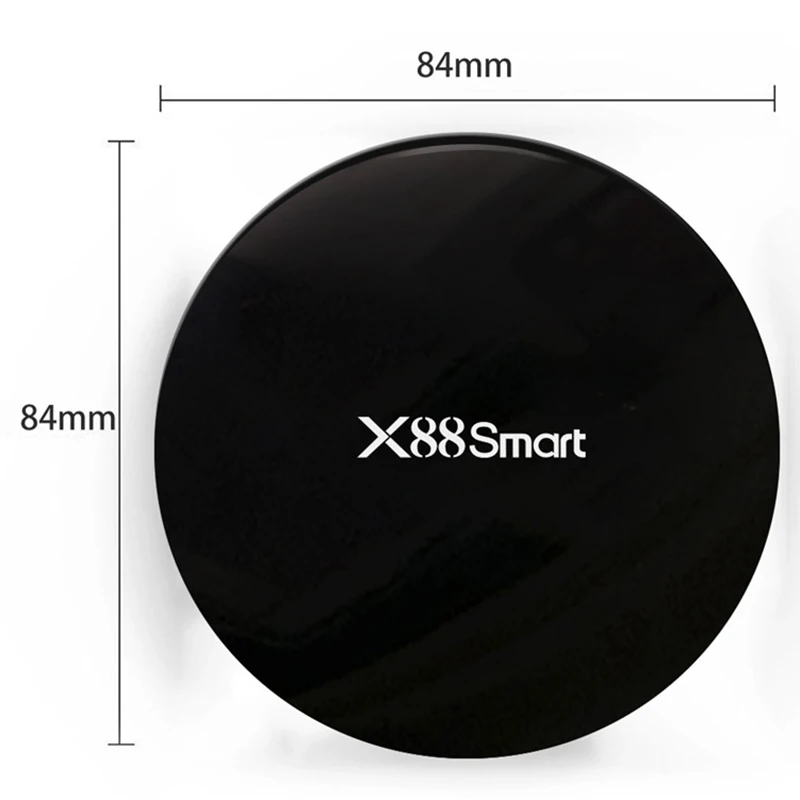 X88 Smart Tv Box Android 9.0 Rk3328 Quad Core 4Gb 32Gb Tv Receiver 2.4G Wifi 4K H.265 Media Player Micro- Usb Set Top Box(Us P