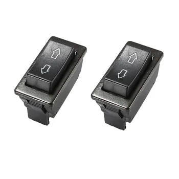 

Black 2 pieces DPDT DC 12V 20A Universal Auto Car Power Window Switch 5 pins