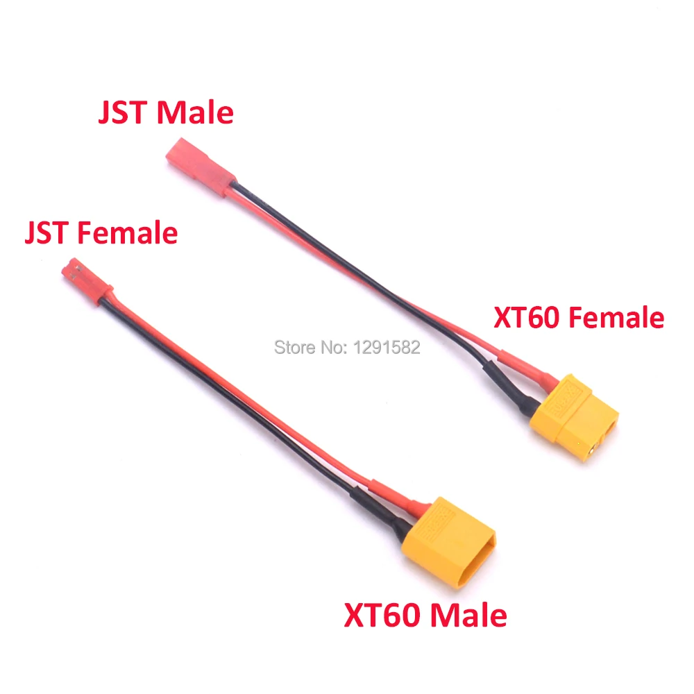 Кабель переходник XT60 XT 60 в JST Male FemaleConnector для зарядки кабель конвертер провод