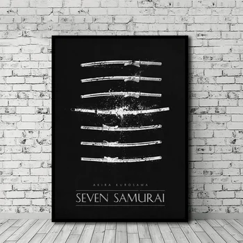 

Seven Samurai Movie Canvas Painting Prints Wall Art Decor No Frame