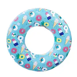 Надувной детский спасательный круг с мультяшным принтом для взрослых, бассейн, надувной круг, Пляжная детская поплавковая лодка PNLO