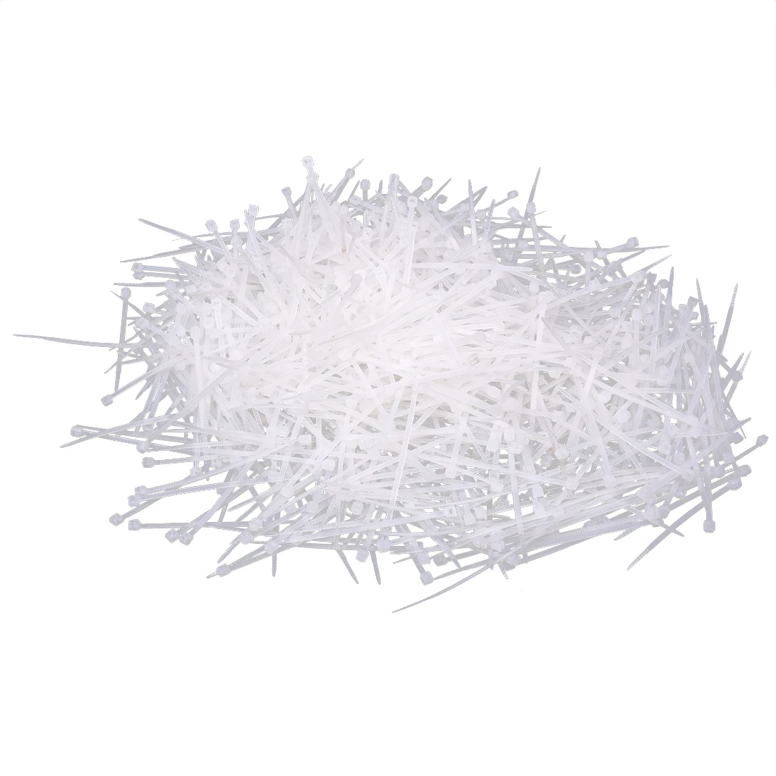 1000 Pcs White Nylon Plastic Cable Zip Tie Fasten Wrap 60mm x 2mm 77g Weight | Обустройство дома