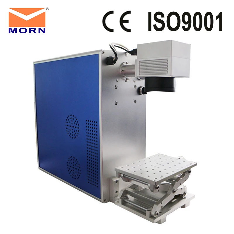 

MORN Factory Price Enclosed Steel Sheet Marking Machine for Chrome, Silicon Wafer, Plastic, Leather Laser marking machine metal