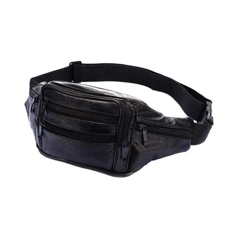 

1 pc Waist Pack Fashion Multifunction Leather Fanny Bags Crossbody Bag Bumbag for Sports Women Men Outdoor