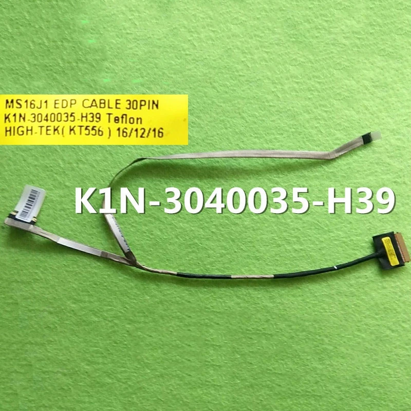 

New Original LCD video cable For MSI MS-16J1 MS-16J2 GE62 GE72 2QC 2QD laptop LVDS LED MS16J1 EDP CABLE 30PIN K1N-3040035-H39
