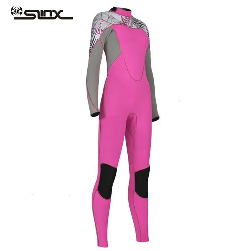 

2019 New High-elastic 2mm Neoprene Women One-piece Wetsuits Thin Slim Sunscreen Keep Warm Scuba Diving Suit Snorkeling Swimsuit