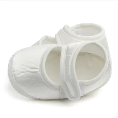 

Fashion Casual Solid Infant Baby Girls Shoes Casual Soft Sole Sneaker Crib White Shoes For 0-6 Months PU Leather First Walkers