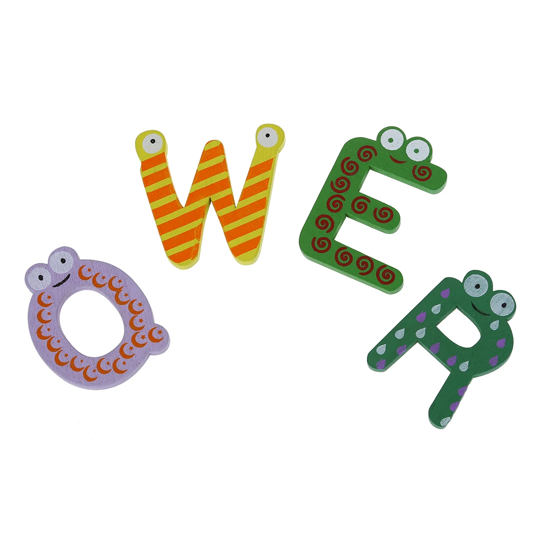 Los niños divertidas nevera imán juguetes de madera cifras magnética nuevo alfabeto