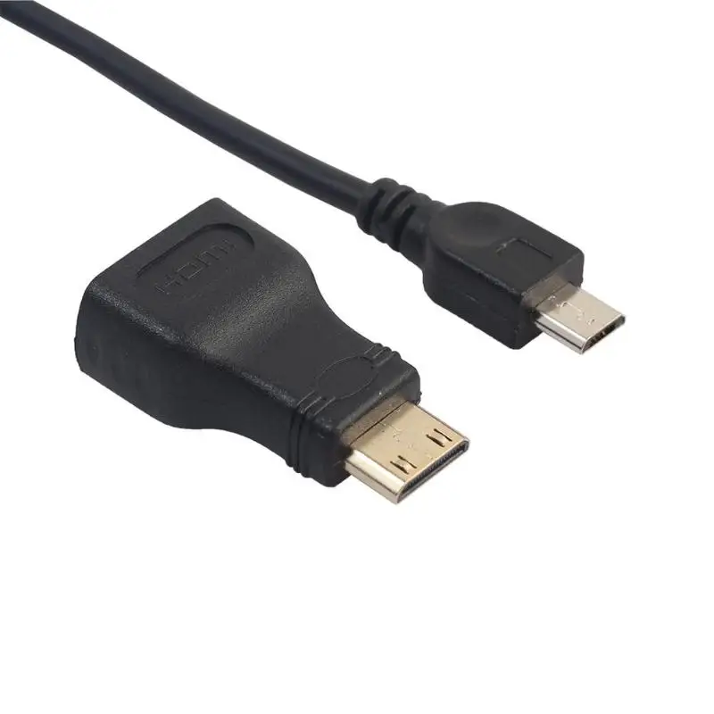 Переходник Mini HDMI штырь + Кабель Micro USB штыревой разъем GPIO Pins для Raspberry Pi Zero Kit