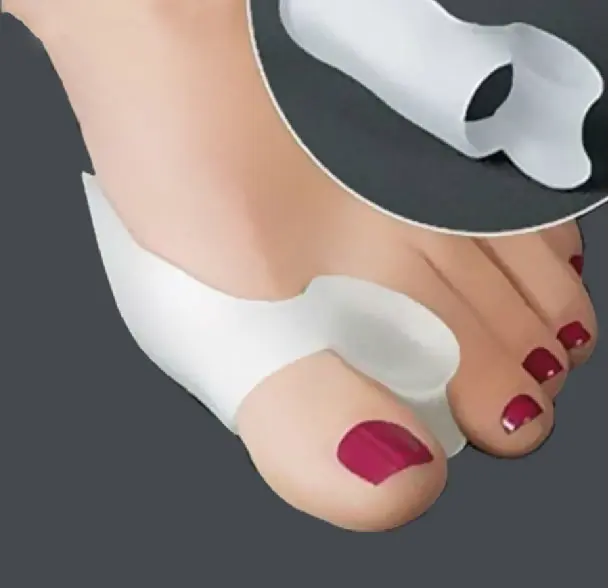 MATAVENI 1Pair Gel Foot Care Tool Bunion Corrector Bone Big Toe Protector Hallux Valgus Straightener Toe Spreader Pedicure