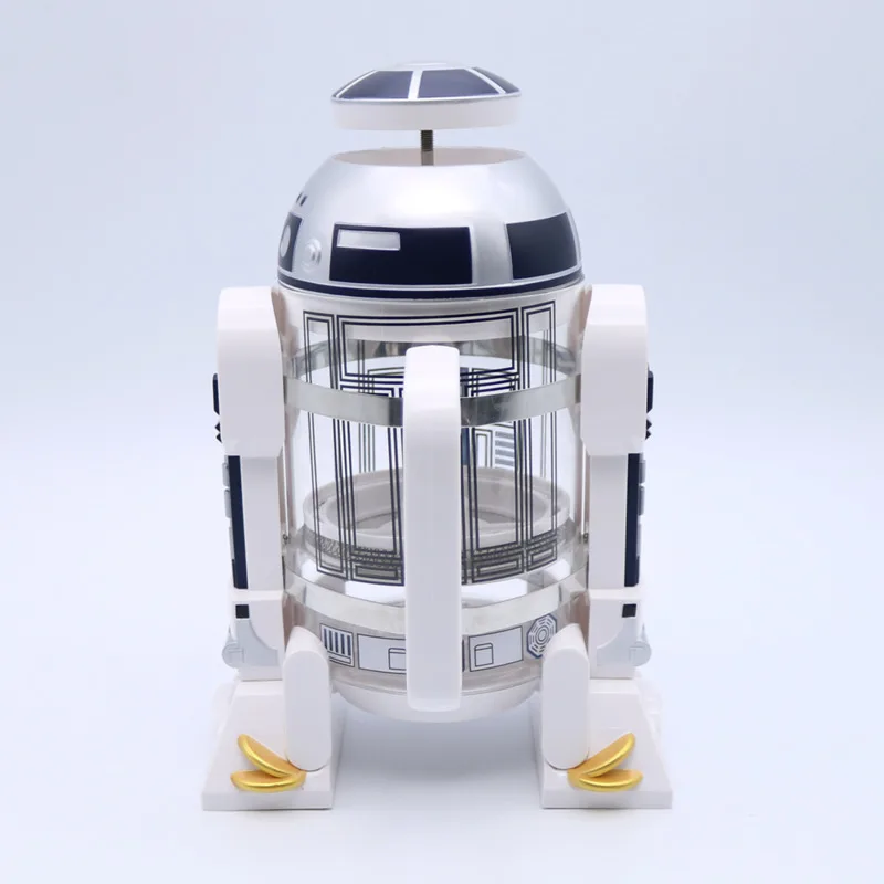 WSHYUFEI 960 мл Домашний Мини Звездные войны R2 d2 ручная Кофеварка французский