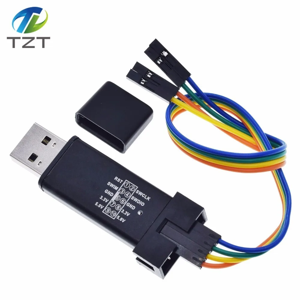 ST LINK Stlink Link V2 Mini STM8 STM32 симулятор загрузки программирования с крышкой кабель DuPont