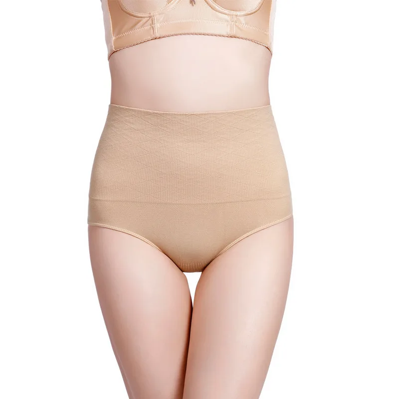 

Mode Neue Komfortable Frauen Nahtlose Hohe Taille Spitze Briefs Damen Shaperwear High Waist Pure Color Briefs