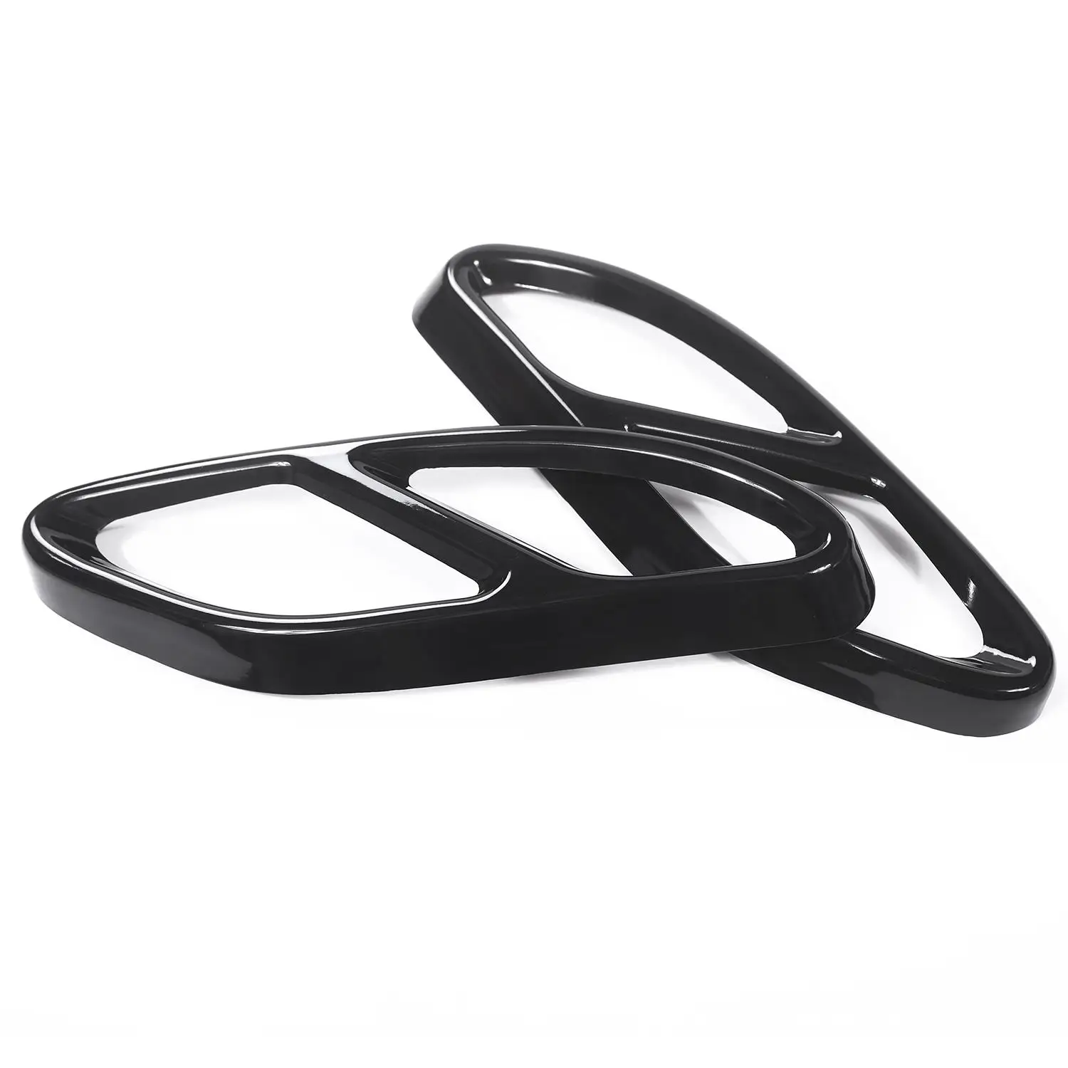 Ceny Najwyższa jakość dla Mercedes Benz GLC A B C EClass W205 Coupe W213 W176 W246 2016 17 akcesoria samochodowe AMG pokrywa wydechowa tapicerka 304 Stee