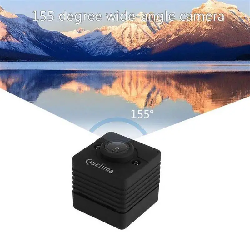  Quelima SQ12 Mini 1080P FHD DVR 155 FOV Car Dvr Camera Dash Cam Sport Record Voice Record Loop Reco