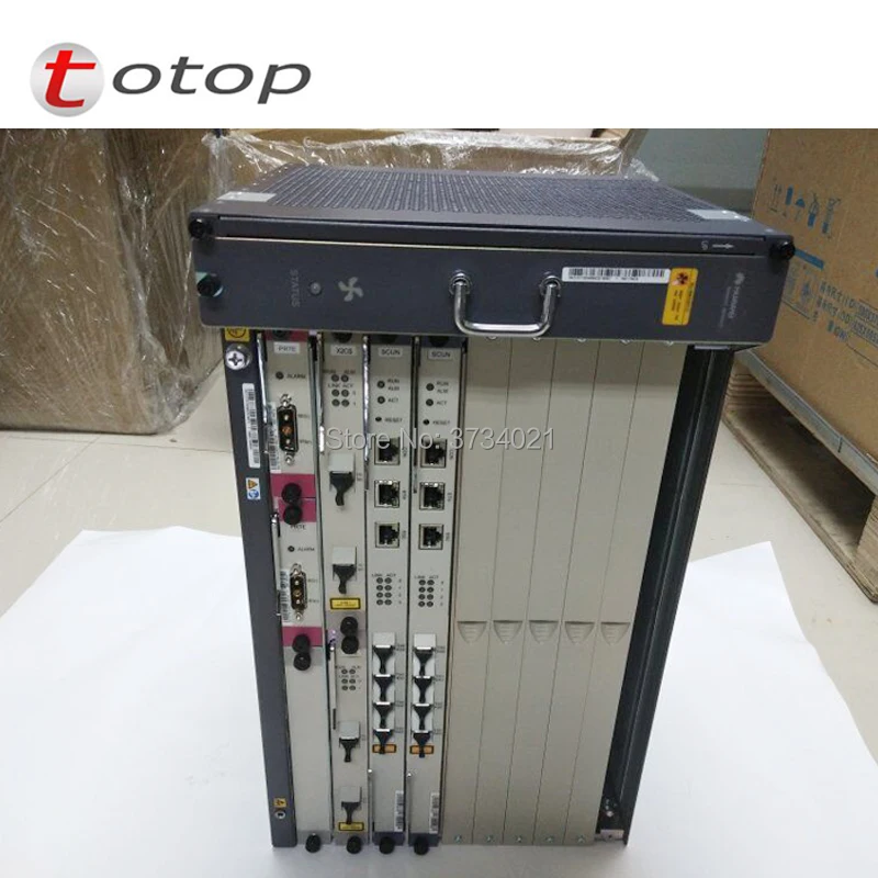 Huawei MA5683T GPON OLT 10GE Uplink шасси с 2 * SCUN + PRTE Оптический линейный терминал de linea