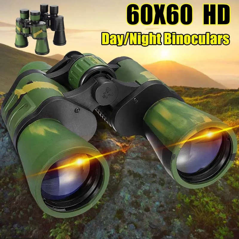 60x60 3000 M يوم للرؤية الليلية عالية الوضوح في الهواء الطلق الصيد مناظير تلسكوب بصري HD للصيد في الهواء الطلق الطيور مشاهدة