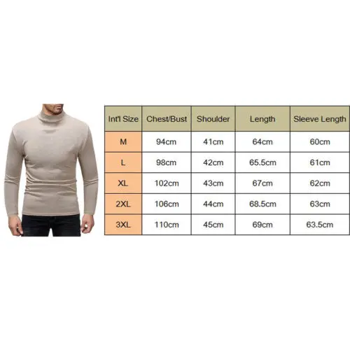 Autumn Winter Warm Turtleneck Sweater Men Fashion Solid Knitted Mens Sweaters 2018 Casual Male Double Collar Slim Fit Pullover Autumn Winter Warm Turtleneck Sweater Men Fashion Solid Knitted Mens Sweaters 2018 Casual Male Double Collar Slim Fit Pullover