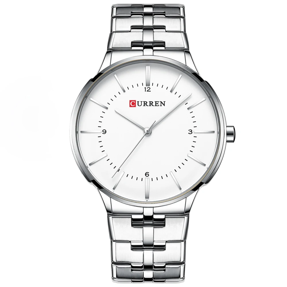 

CURREN 8321 Watch Quartz Men Gentlemen Brand Stainless Steel Daily Waterproof Round Dial Wrist Fashion Business Watch