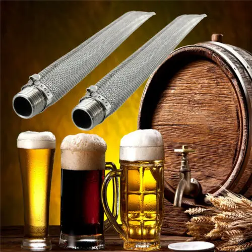 

12 & 6 inch Stainless Bazooka Screen 1/2" NPT Thread For Homebrew Kettle Mash Tun Filter 12"