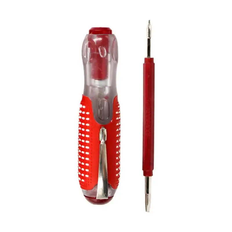 

100-500V 2 in 1 Multi-function Electrical Voltage Tester Slotted Phillips Screwdriver Detector Probe Industry Voltage Test Pen