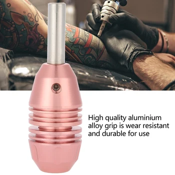 

25mm Aluminium Alloy Olive Non-slip Tattoo Grip Tube Tattoo Auto Self-lock Needle Tattoo cartridge grip S