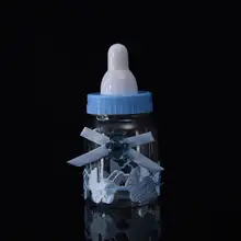 3 шт./компл. заправляемые бутылки для Baby Shower конфеты держатель подачи форма синий розовый вечерние партии аксессуары мальчиков и девочек