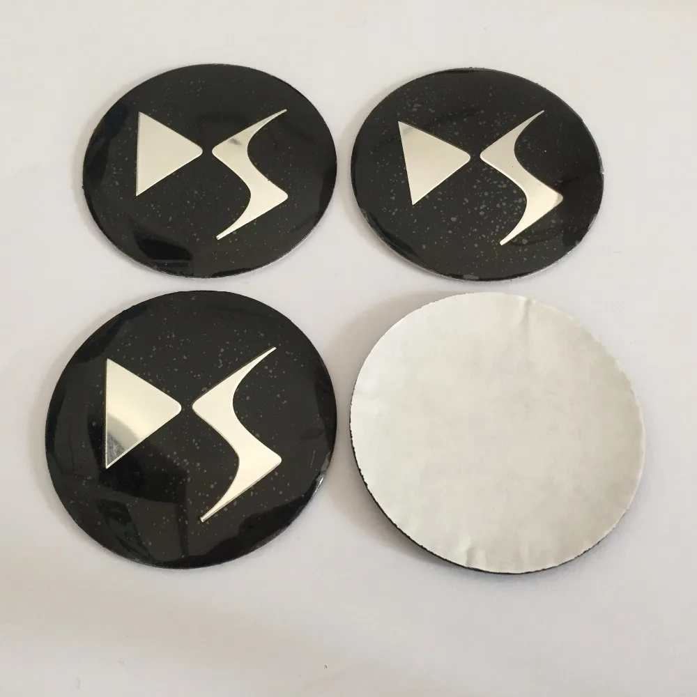 

4pcs 56mm for DS DS3 DS5 DS6 Car Wheel Center Cover Hub Cap Resin Badge Sticker Decal car styling accessories