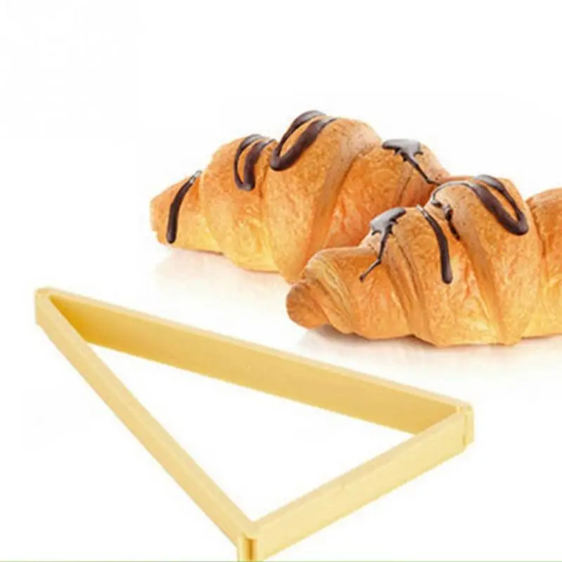 

Plastic Croissant Cutters Bread Line Mould Dessert Stamper Roll Maker Baking Pastry Tools Bakeware Kitchen Gadgets Accessories