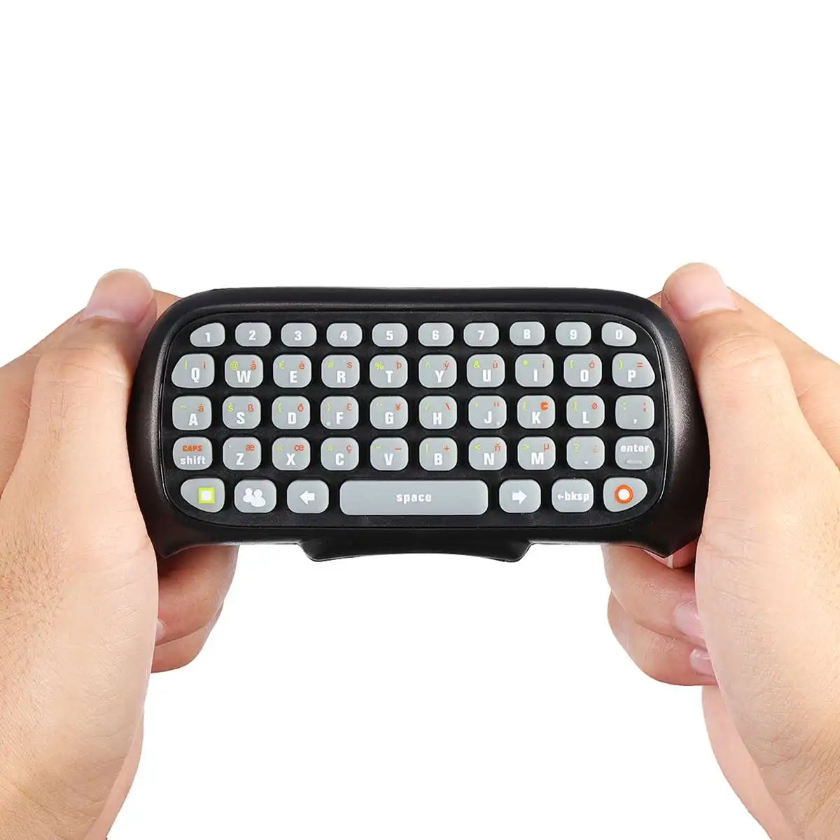 

Portable Mini Wireless Controller Keyboard Game Messenger Keypad Chat Pad ForX-BOX 360 Computer Smart TV Web Player Black
