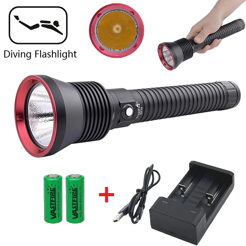 

TrustFire DF70 4 Mode Diving Flashlight XHP-70 Led Waterproof Lantern Underwater 70M Tactical led Flashlights Lantern lamp